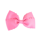 Scalloped Lottie Bow - Hot Pink from Anderson Parker