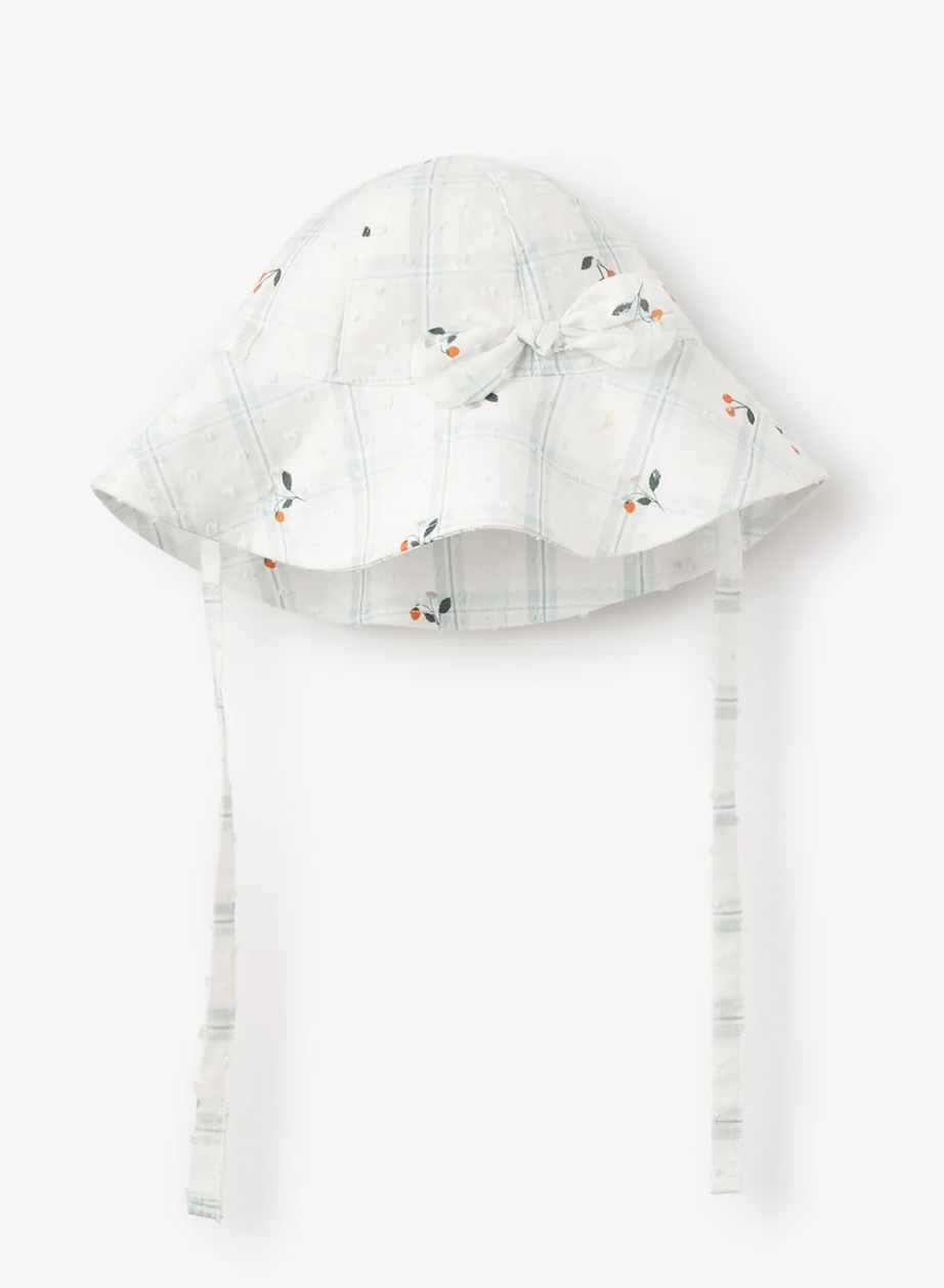 Strawberry Picnic Swiss Dot Sunhat from Anderson Parker