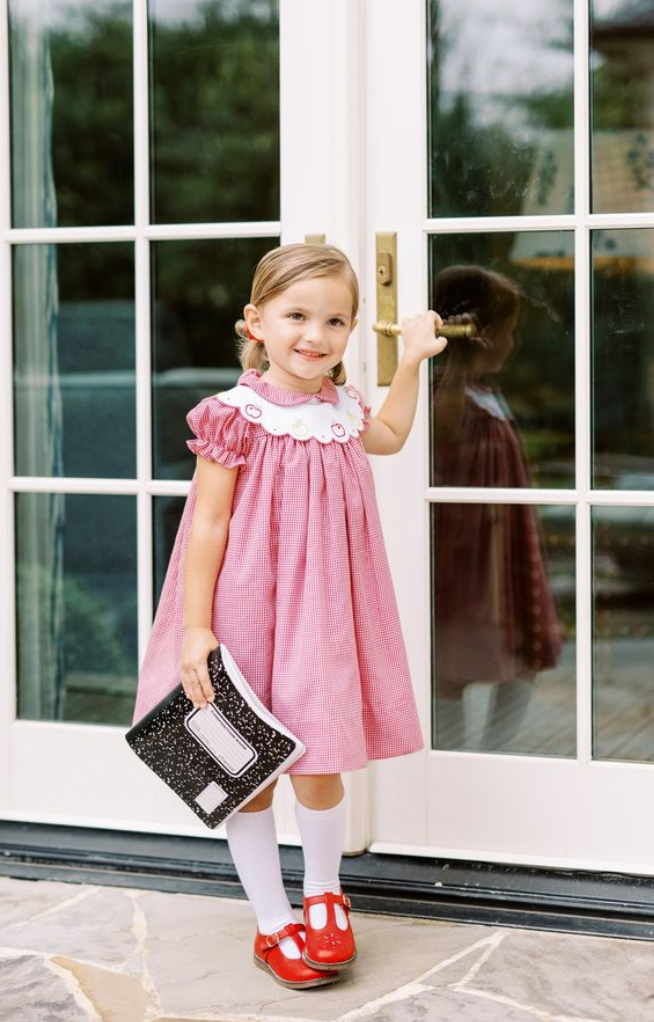 Crispin Apple Dress from Anderson Parker