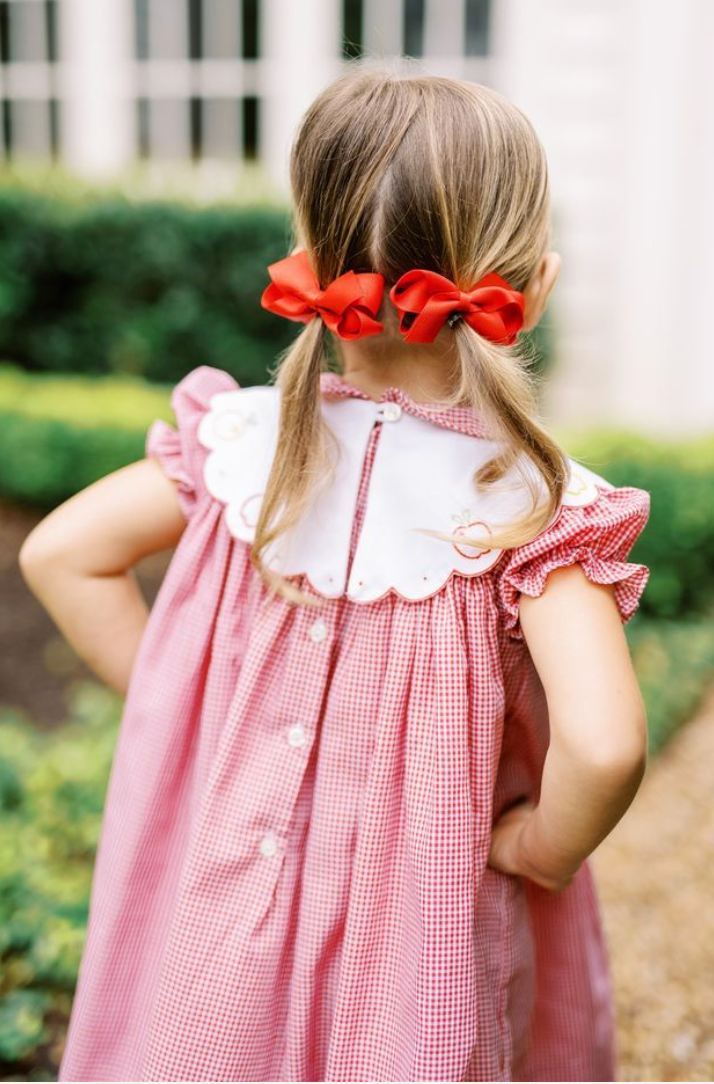 Crispin Apple Dress from Anderson Parker