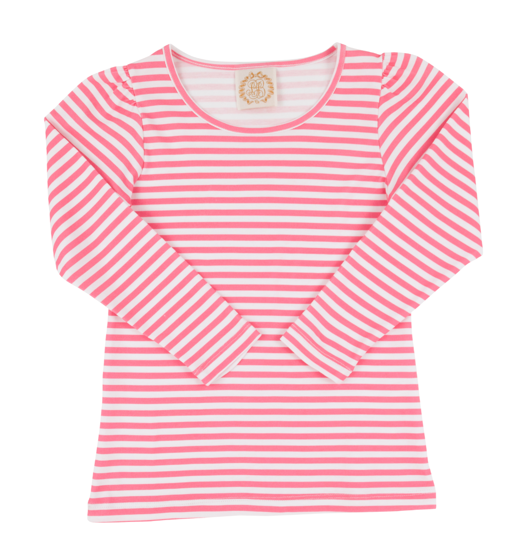 Long Sleeve Penny`s Play Shirt - Romany Rose Stripe from Anderson Parker