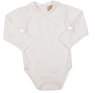 Peter Pan Collar Shirt Long Sleeve - Worth Ave White from Anderson Parker