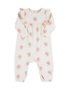Leigh Ann Angel Sleeve Romper - Nonesuch Stems (Palmetto Pearl)/Sandpearl Pink from Anderson Parker