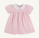 Adaire Dress - Woven Yarn - Sandpearl Pink Herringbone/Worth Ave White from Anderson Parker