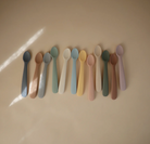 Silicone Feeding Spoons - 2-Pack - Powder Blue from Anderson Parker