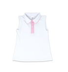 Gabby Tank - Pure Coconut and Cotton Candy Pink from Anderson Parker