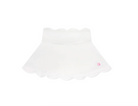 Zoe Scallop Skort - Pure Coconut from Anderson Parker