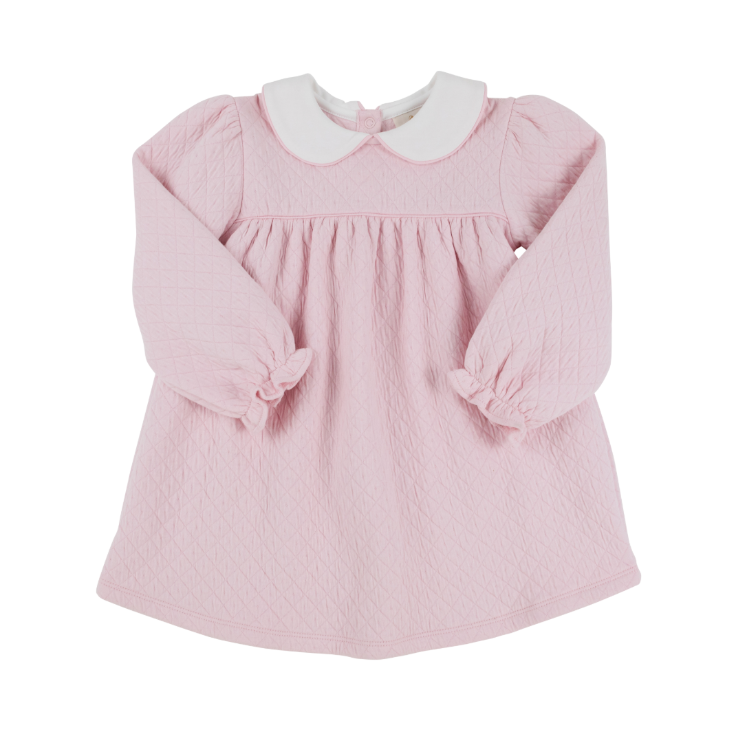 Long Sleeve Maerin Fitz Frock - Palm Beach Pink/Worth Ave White from Anderson Parker