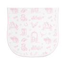 Pink Lone Star Toile Burp Cloth & Bib Set from Anderson Parker