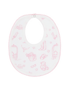 Pink Lone Star Toile Burp Cloth & Bib Set from Anderson Parker