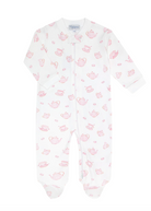 Petite Tea Time Zipper Footie from Anderson Parker