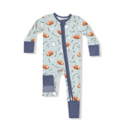 Touchdown Time - Grey Mist - 2 Way Zipper Romper from Anderson Parker