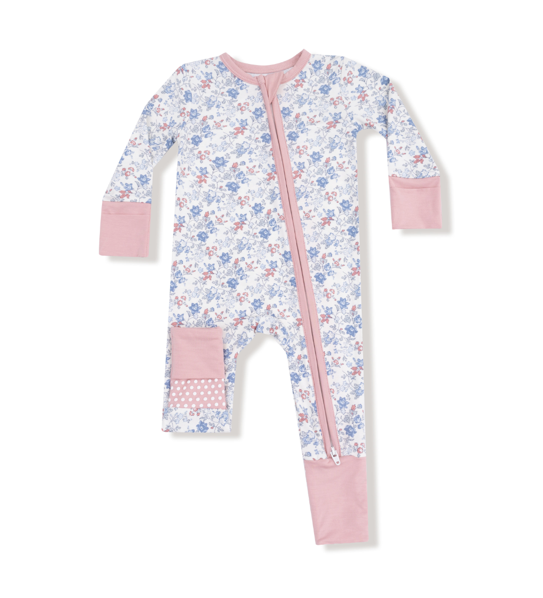 Country Girl Floral - 2 Way Zipper Romper from Anderson Parker