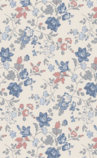 Country Girl Floral - Simple L/s Peter Pan Collar Dress + Diaper Cover from Anderson Parker
