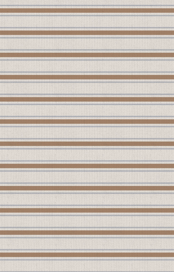 Vintage Stripe - Brown - 2 Way Zipper Footie from Anderson Parker
