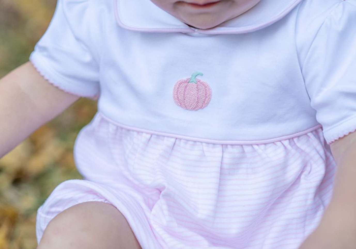 French Knot Pumpkin Bubble - Pink from Anderson Parker