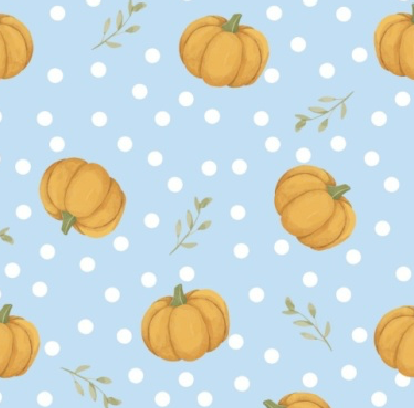 Once Upon a Time Footie - Pumpkin - Blue from Anderson Parker