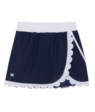 Navy Scalloped Court Skort from Anderson Parker