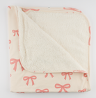 Pink Bows Baby Blanket from Anderson Parker