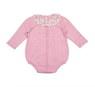 Colette Knit Bubble Romper - Pink Multi from Anderson Parker