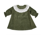 Lace Collar Dress - Forest Green from Anderson Parker