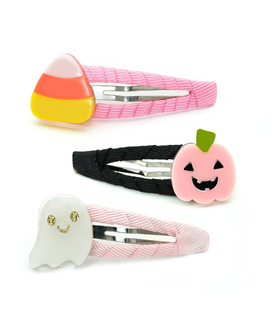 Ghost Pumpkin Candy Corn Snap Clips from Anderson Parker