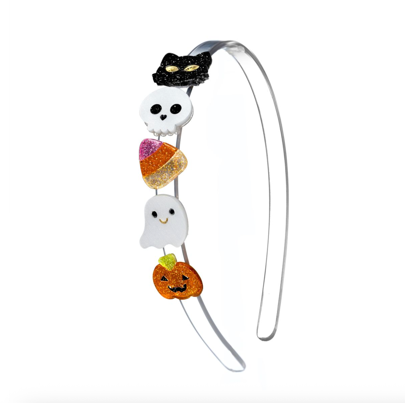 GLITTER Skull Ghost Fun Headband from Anderson Parker