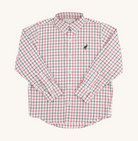 Dean List Dress Shirt - Old Town Tattersall/Grier Green from Anderson Parker