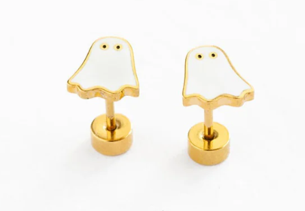 White Ghost Earring from Anderson Parker