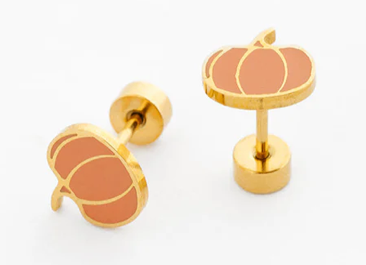 Pumpkin Earring from Anderson Parker