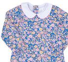 Presley Kait Ditsy Navy Pink Watercolor Dress from Anderson Parker