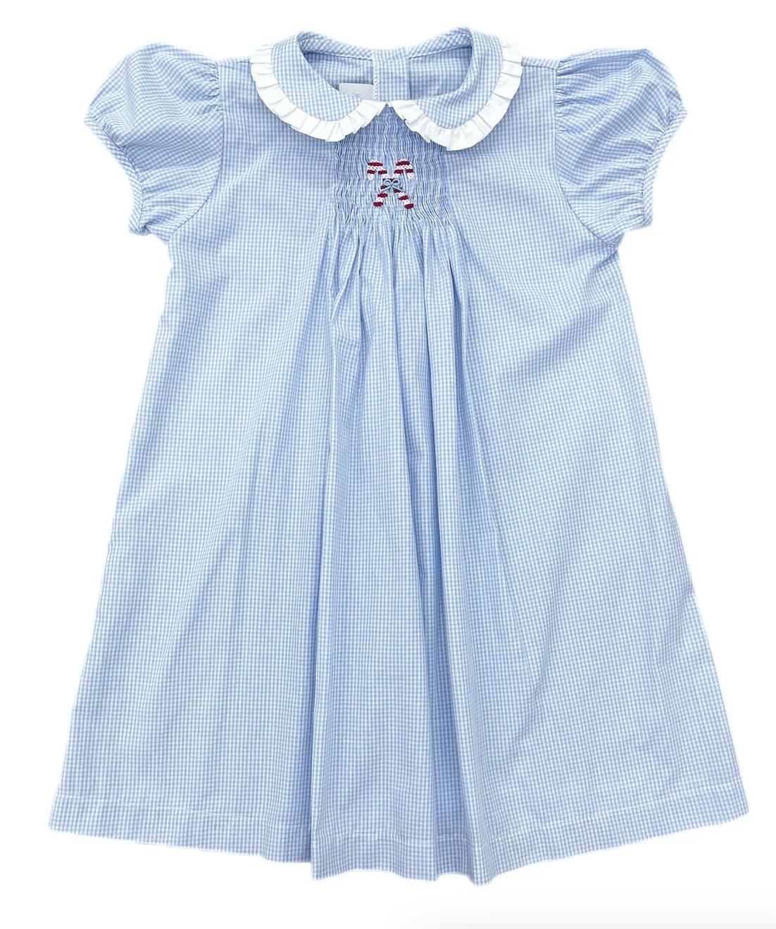 Sage Smocked Dress - Candy Cane from Anderson Parker