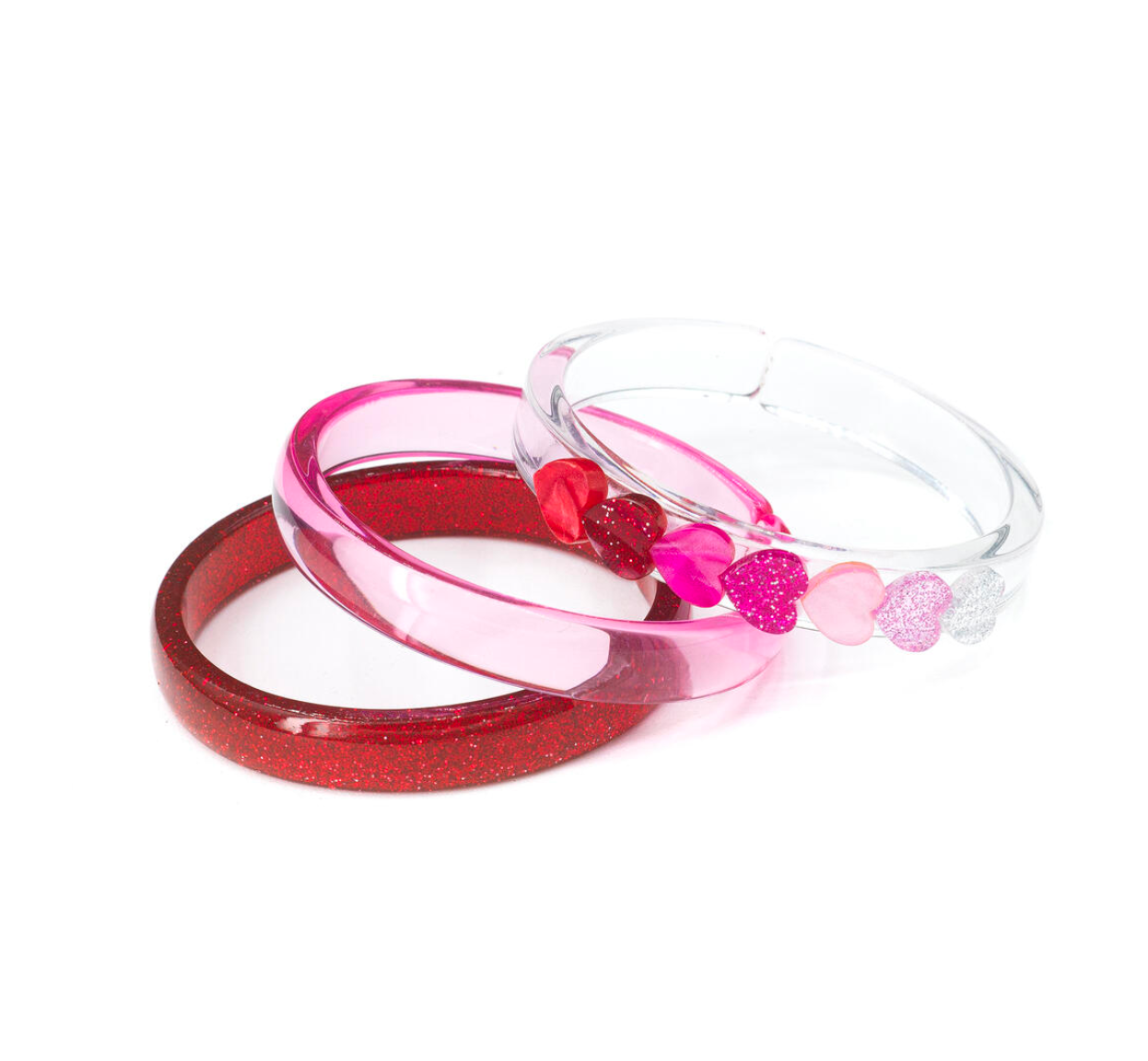 Hearts Red Shades Bangles from Anderson Parker