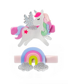 Unicorn Pastel Rainbow Hair Clips from Anderson Parker