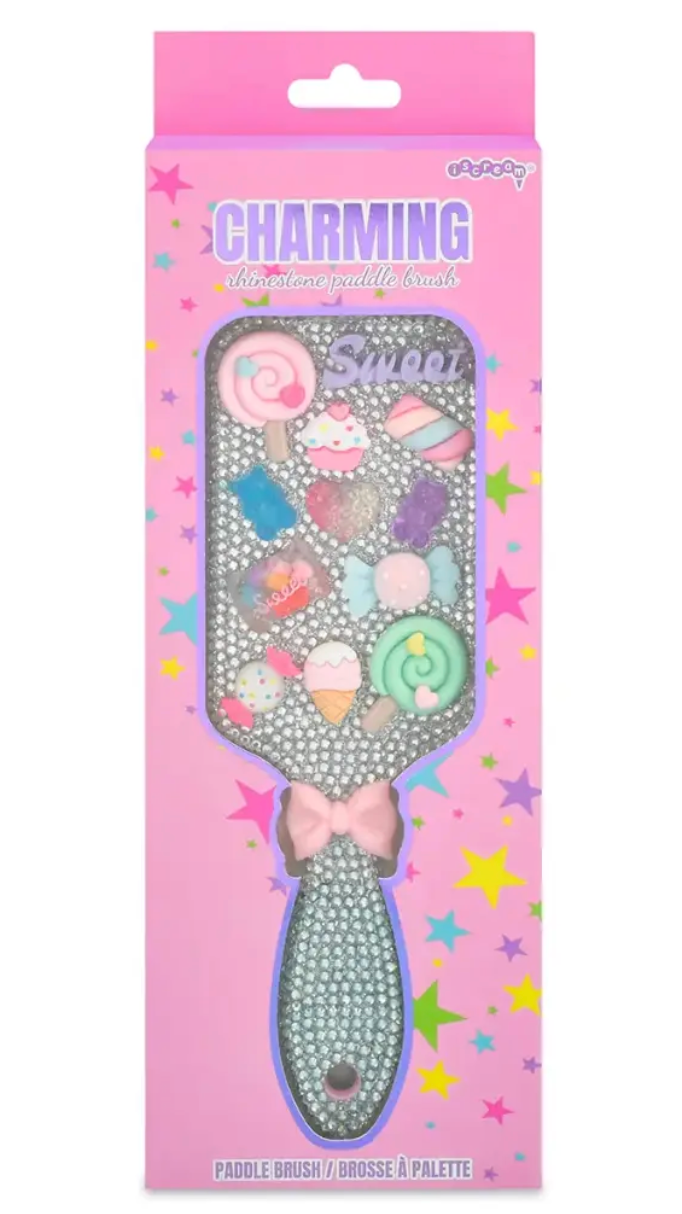Charming Rhinestone Paddle Brush from Anderson Parker