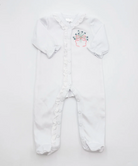 Footies - Lace Trim - White from Anderson Parker