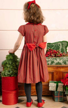 Marguerite Red Tartan Smocked Dress from Anderson Parker