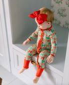 Christmas Bows Premium Ruffle Romper from Anderson Parker