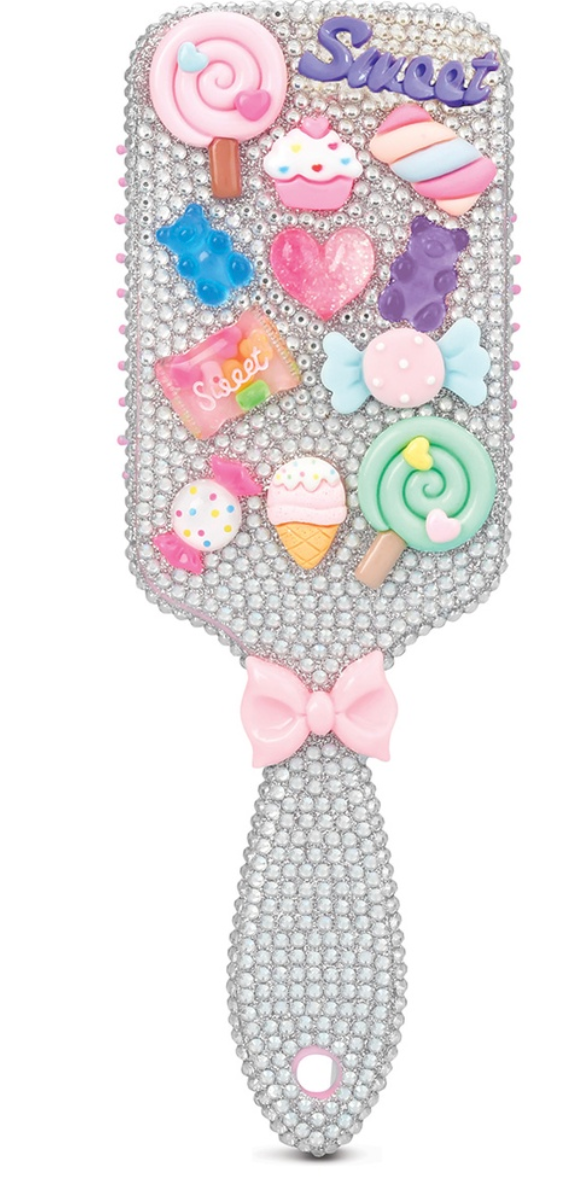 Charming Rhinestone Paddle Brush from Anderson Parker