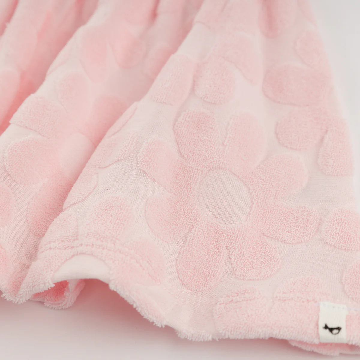 Sculpted Terry Lily Tank Dress - Daisies - Pale Pink - Anderson Parker