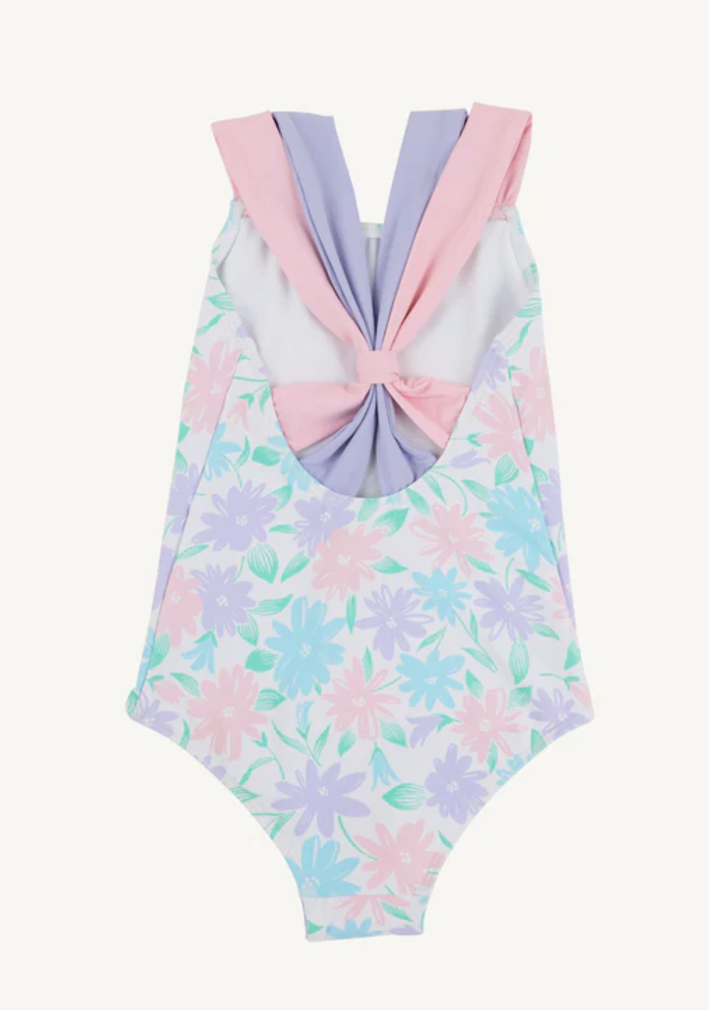 Seabrook Bathing Suit - Glastonbury Blooms with Palm Beach Pink & Lauderdale Lavender from Anderson Parker