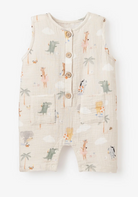 Seaside Safari Organic Muslin Shortall from Anderson Parker