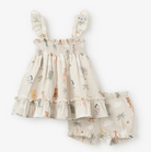 Seaside Safari Organic Muslin Smocked Dress w/ Bloomer from Anderson Parker