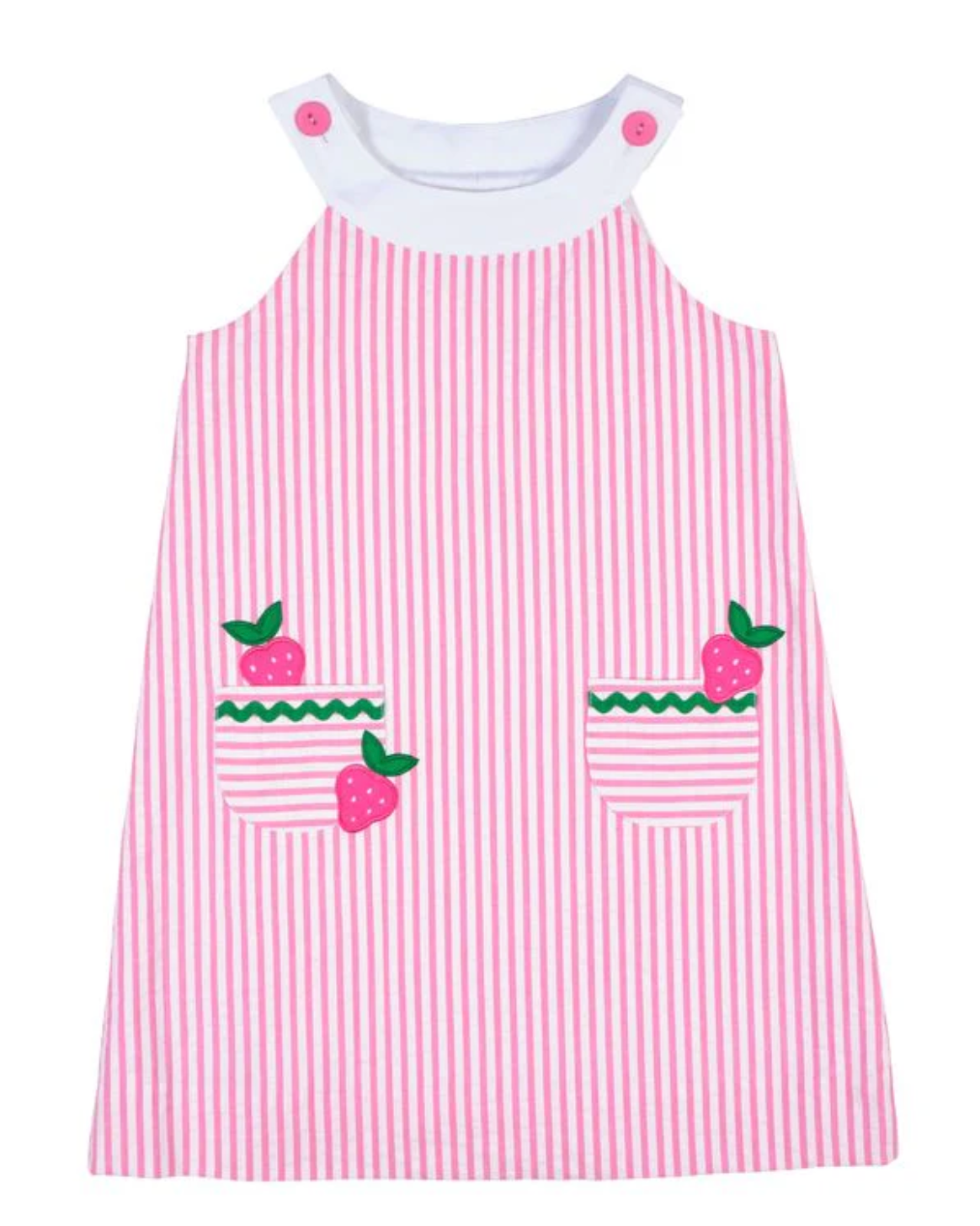 Seersucker Dress With Strawberries from Anderson Parker