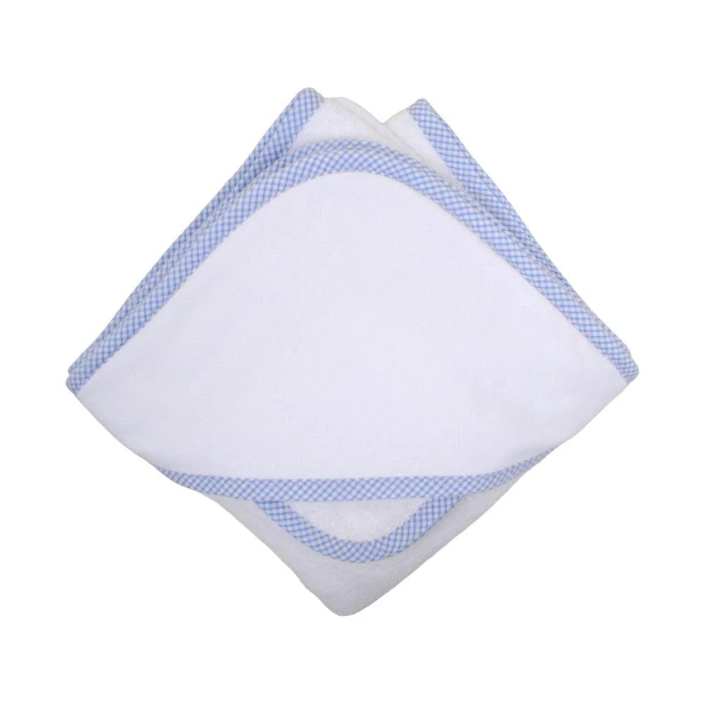 Seersucker Pique Hooded Towel & Washcloth Set - Navy from Anderson Parker