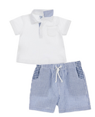 Seersucker Polo & Short Set - Anderson Parker