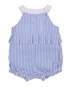Seersucker Romper with Ladybug from Anderson Parker
