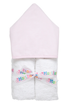 Seersucker Stripe Everykid Towel - Pink from Anderson Parker