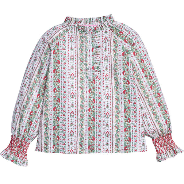 Shannon Top - St Moritz Floral Stripe from Anderson Parker