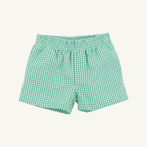 Sheffield Shorts - Gibson Island Green Mini Gingham/Multicolor from Anderson Parker